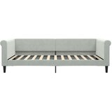  Dnevni krevet na razvlačenje svjetlosivi 100x200 cm baršunasti | shoptok.hr