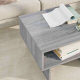  Klubska miza Siva Sonoma 48 x 46 x 35 cm Konstruiran les, (5000120431) | Shoptok.si