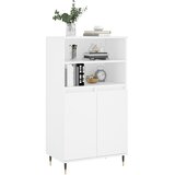  Visoka komoda bijela 60x36x110 cm od konstruiranog drva | shoptok.hr
