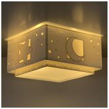 Dalber 63236E - Dečije plafonsko svetlo MOONLIGHT 2xE27/60W/230V sivo | Eponuda.com