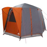  Kabinski šotor s streho Siva in oranžna 320 x 320 x 203 cm, (5000091133) | Shoptok.si