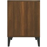  Noćni ormarići 2 kom boja dimljenog smeđi 40x35x50 cm | shoptok.hr