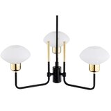  Argon 6166 - Luster na štapu RAVELLO 3xE14/15W/230V crna/zlatna | Eponuda.com