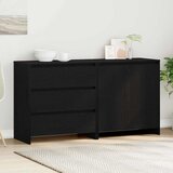  Kreveta s ladicama 2 pcs Crna 70 x 41 x 75 cm Konstruirano drvo | shoptok.hr