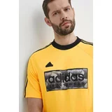 Adidas Majica kratkih rukava TIRO za muškarce, boja: žuta, s uzorkom, IS1536