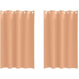  Zavjese za blackout s prstenovima 2 pcs Svijetlosmeđa | shoptok.hr