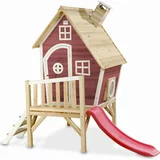 EXIT Toys Lesena igralna hiška Fantasia 300 - Red