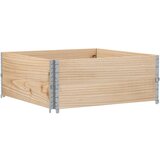 vidaXL okviri za palete 2 kom 100x100 cm od masivne borovine | shoptok.hr