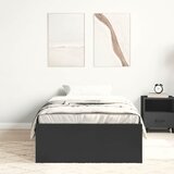  Okvir kreveta crni 90 x 200 cm | shoptok.hr