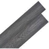 vidaXL Samoljepljive podne obloge PVC 5,02 m² 2 mm crne i bijele Cijene