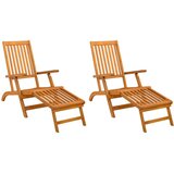  Zložljiv in nagibni ležalnik 2 pcs 55 x 146 x 91 cm, (5000269167) | Shoptok.si