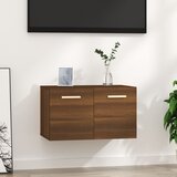 vidaXL Stenska omarica rjavi hrast 60x36,5x35 cm konstruiran les Cene