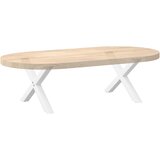  Noge za klub stolić u obliku slova X, 2 kom, bijele, 50 x (30-31) cm, čelik | shoptok.hr