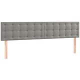 Maison Chic Posteljno vzglavje - Vzglavna omarica 2 kosa svetlo sivo 90x5x78/88 cm žamet, (22077105) Cene