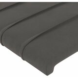 LED uzglavlje tamnosivo 147x16x118/128 cm baršunasto | shoptok.hr