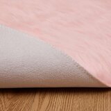  Tepih od umjetne ovčje kože TAFALLA Ružičasta Ø 100 cm | shoptok.hr
