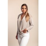 Fenzy Bluza Z Dolgimi Rokavi, Siva | Shoptok.si