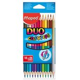 Maped Set dvostranih drvenih boja, 12 komada Cene