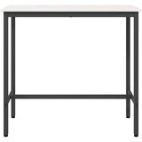  Stol Bijelo 100 x 50 x 91 cm Inženjerska drva i čelik | shoptok.hr