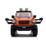  Licenciran avto na akumulator Jeep Rubicon 4x4 - oranžni | Shoptok.si