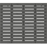  Zidno uzglavlje sivo 81x3x91,5 cm od masivne borovine | shoptok.hr