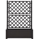  Sadilica s rešetkom 100 x 43 x 142 cm PP antracit | shoptok.hr