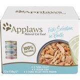 Applaws Poskusno mešano pakiranje 12 x 156 g - Riba v bujonu Cene
