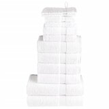 vidaXL 12-dijelni vrhunski set ručnika bijeli 600 gsm 100 % pamuk cijene