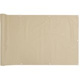 Balkonski zastor bež 90 x 500 cm od tkanine Oxford | shoptok.hr