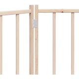  Vrata za pse sklopiva 2 panela 160 cm masivna jelovina | shoptok.hr