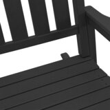 vidaXL vrtna ljuljačka Crna 70x92x108 cm HDPE | shoptok.hr