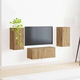  Komplet TV omaric 6 pcs Umetni hrast Konstruiran les - - Rjava - 96.2 - 98 x 31 x 29,5 cm - 2025-vidaXL-Uvoz_2 | Shoptok.si