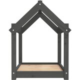  Krevet za pse sivi 71 x 55 x 70 cm od masivne borovine | shoptok.hr