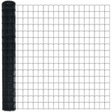 Euro ograda 1,6 x 10 m Željezo prekriveno PVC-om Siva | shoptok.hr