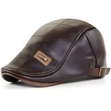 IZMAEL Moška baretka VA-15451 - Temno Rjava | Shoptok.si