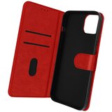 AVIZAR Folio Case iPhone 14 z držalom za kartico - rdeca, (20616458) Cene