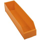  pregibna regalna posoda iz umetne mase, dxšxv 450 x 100 x 100 mm, oranžna, de 25 kosov Cene