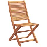  Vrtni set za objed 5 kom. Smeđa Čvrsto drvo akacije 110 x 55 x 75,5 cm | shoptok.hr