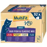 MultiFit Cat Adult Duo riba, classic v želeju Multipack 92x100 g Cene