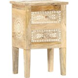 vidaXL Ročno barvana nočna omarica 40x30x60 cm trden mangov les | Shoptok.si