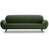 Zelena sedežna garnitura iz tkanine bouclé 208 cm Poppy –