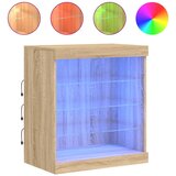 vidaXL Komoda s LED svjetlima boja hrasta sonome 60 5x37x67 cm | shoptok.hr