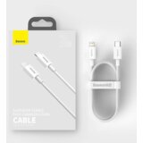 Baseus podatkovni kabel CATLYS-B02 Superior Quick Charge Type C - Lightning 20W 1,5m - bel | Shoptok.si