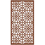  Vrtni zidni ukras 105 x 55 cm čelik COR-TEN s maurskim uzorkom | Eponuda.ba