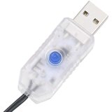 vidaXL Lučke za novoletno jelko 363 LED diod hladno tople bele 182 cm | Shoptok.si