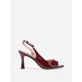 La Modeuse Sandali & Odprti čevlji 75697_P179187 Bordo | Shoptok.si