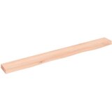  Zidna polica 100 x 10 x 4 cm od neobrađene masivne hrastovine | Eponuda.ba