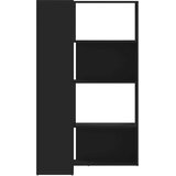  Kutni regal za knjige s 4 razine crni 85 x 85 x 140 cm drveni | Eponuda.ba