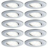 PAULMANN Set ugradbenih LED svjetiljki Calla (6 W, Ø x V: 9 cm x 5 mm, Krom, Neutralno bijelo) Cijene