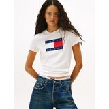 Tommy Jeans Majica mornarska / rdeča / bela | Shoptok.si